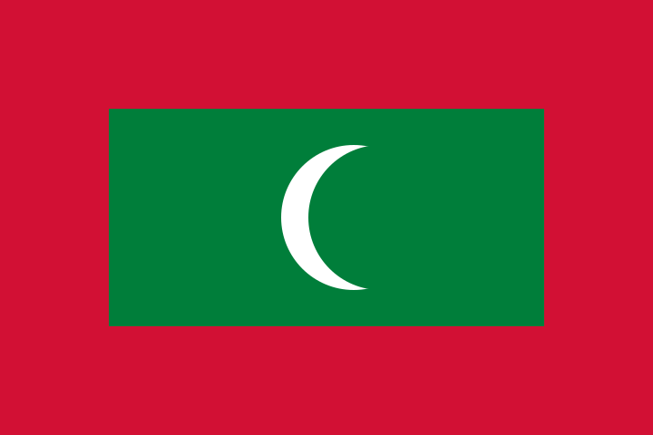 Archivo:Flag of Maldives.svg