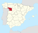 Mapa de la provincia de Zamora