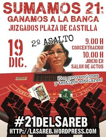 Concentración por el tercer intento de juicio a las 21 del Sareb