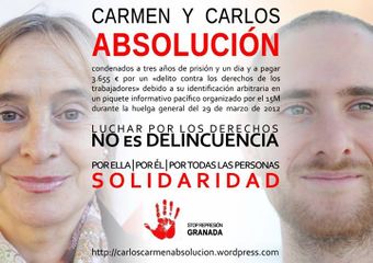 Absolución para Carlos y Carmen