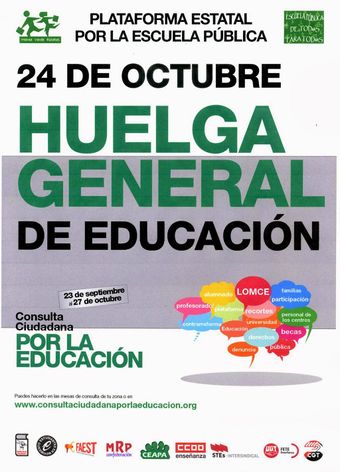 Huelga General de Educación del 24 de octubre de 2013