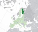 Mapa de Finlandia