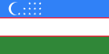 Bandera de Uzbekistán