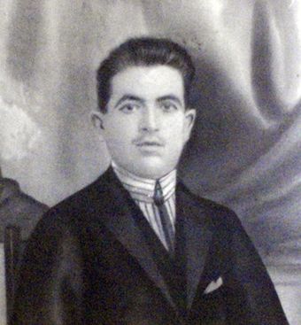 Timoteo Mendieta en 1939 poco antes de su detención y fusilamiento