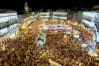 Puerta del Sol de Madrid el 20 de mayo de 2011.