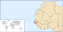 Mapa de Gambia