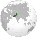 Mapa de Pakistán