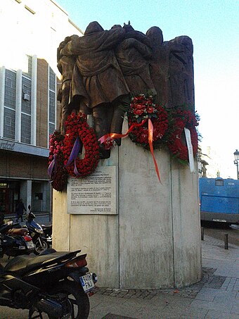 Monumento situado en la plaza de Antón Martín, en Madrid