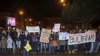 El barrio de Gamonal en lucha.