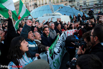 23-M: Manifestación por la libertad de las personas detenidas el 22-M